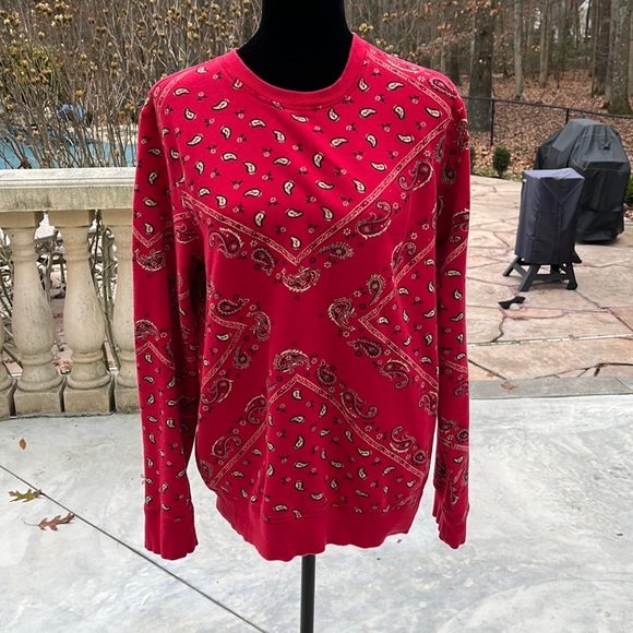 Urban Outfitters character hero red terry sweatshirt 100 cotton - Picture 2 of 7